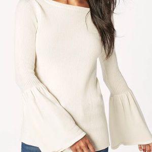 Small Bell Sleeve Sweater
